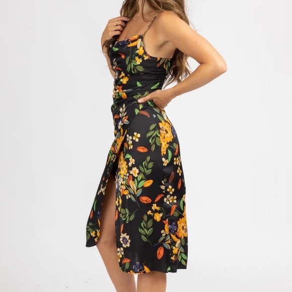 Floral Slip Dress - Picture 2 of 4